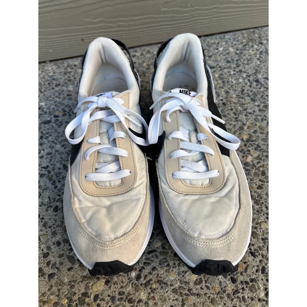 Nike Waffle Debut Womens Sail White Black Sneakers DH9523-102 Size 11